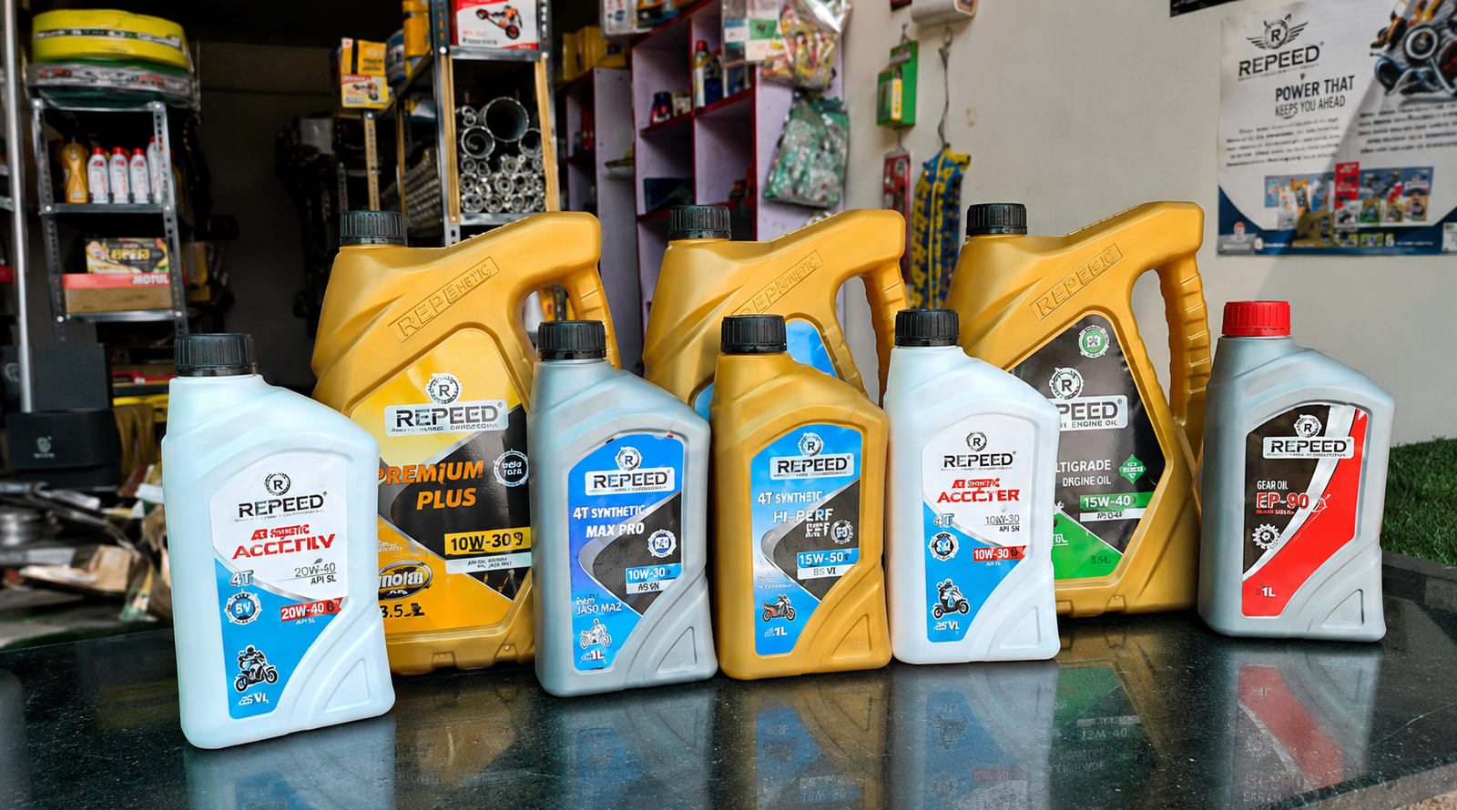 Repeed Ultra Power engine oil product shoot Nashik